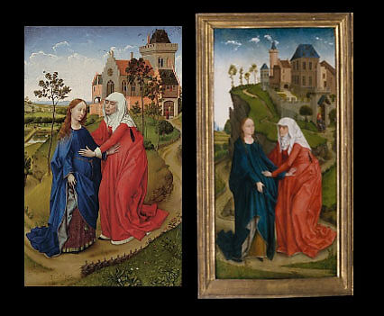The Nativity Polyptych, Workshop of Rogier van der Weyden (Netherlandish, Tournai ca. 1399–1464 Brussels), Oil on oak, Netherlandish