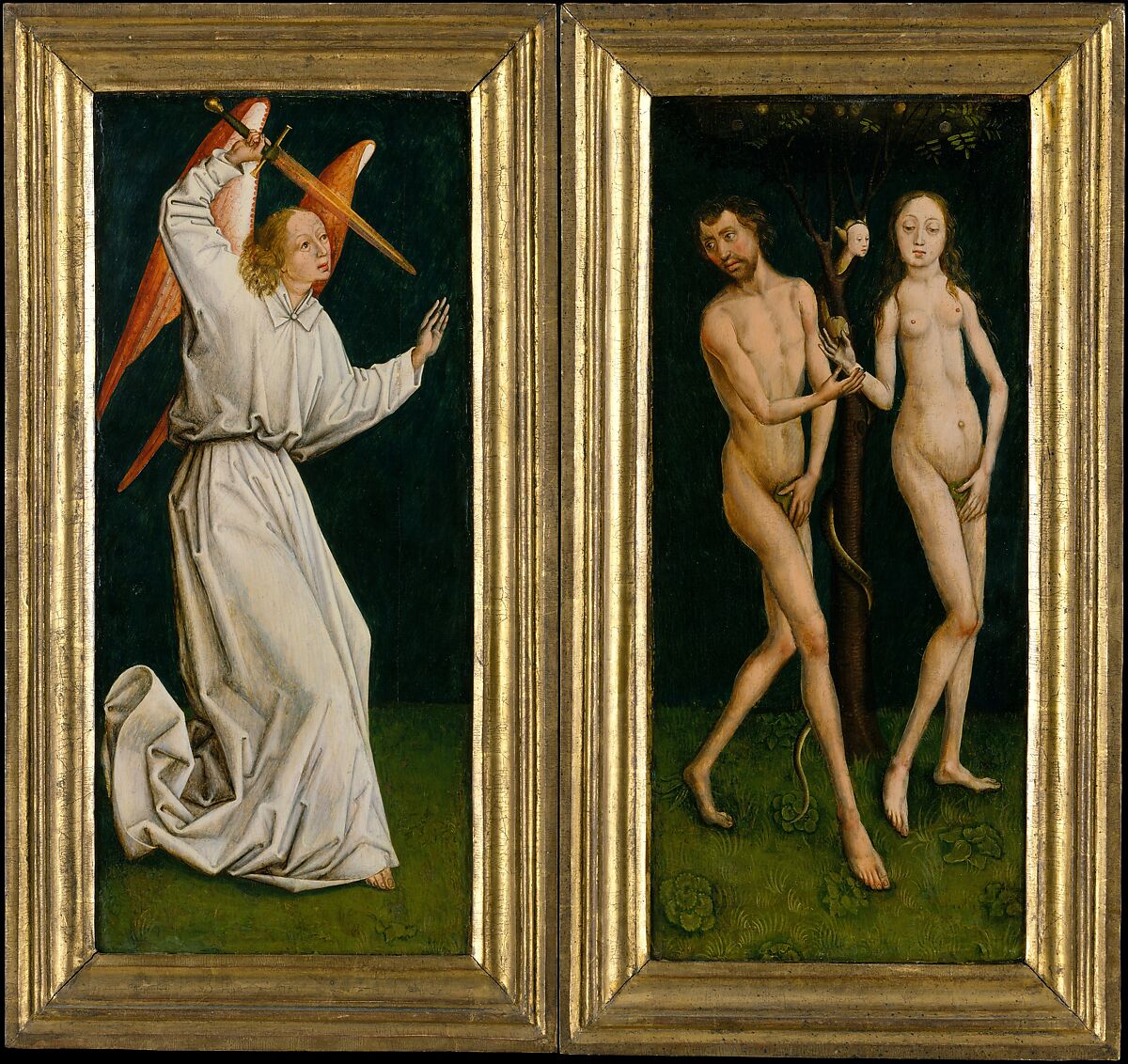 The Nativity Polyptych, Workshop of Rogier van der Weyden (Netherlandish, Tournai ca. 1399–1464 Brussels), Oil on oak, Netherlandish