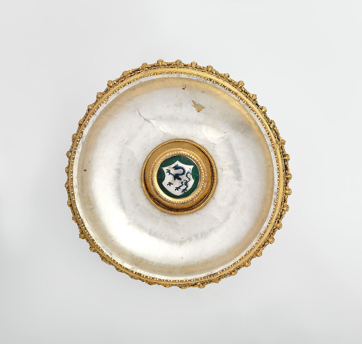 Covered Beaker, Hans Greiff (German, active ca. 1470–died 1516 Ingolstadt), Silver, gilded silver, enamel, and glass, German