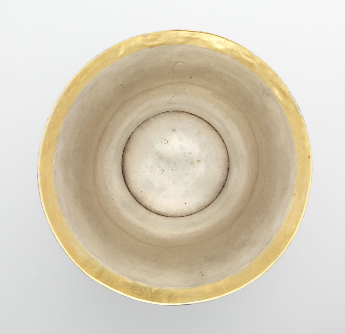 Covered Beaker, Hans Greiff (German, active ca. 1470–died 1516 Ingolstadt), Silver, gilded silver, enamel, and glass, German