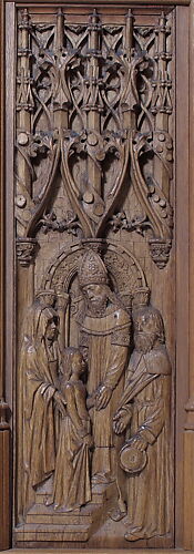 Panel with the Presentation of the Virgin in the Temple