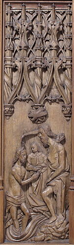 Panel with the Baptism of Christ