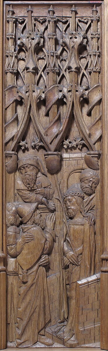Panel with Christ Shown to the People, Oak, French 