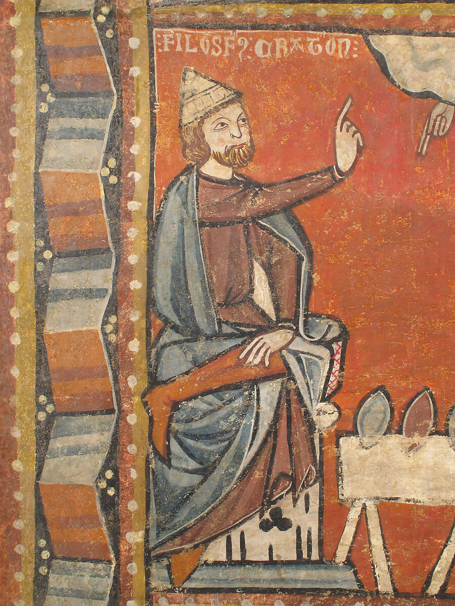 Fresco with Miracle of the Jewels, Fresco transferred to canvas, Spanish