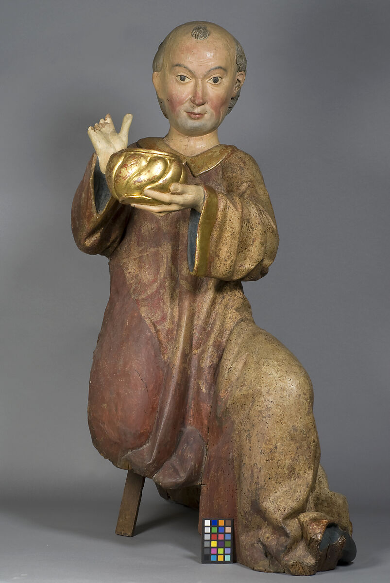 Asian King from an Adoration Group, Poplar with paint and gilding, German