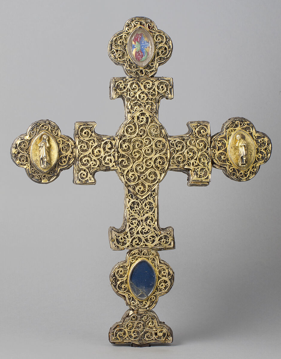 Processional Cross, Silver-gilt, North Italian