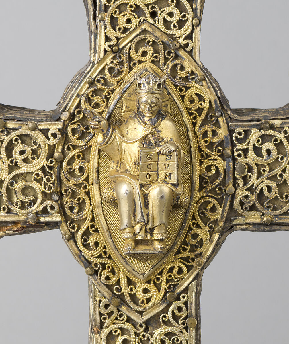 Processional Cross, Silver-gilt, North Italian