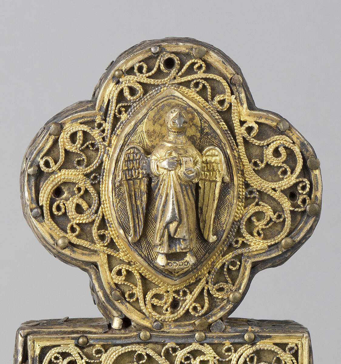 Processional Cross, Silver-gilt, North Italian
