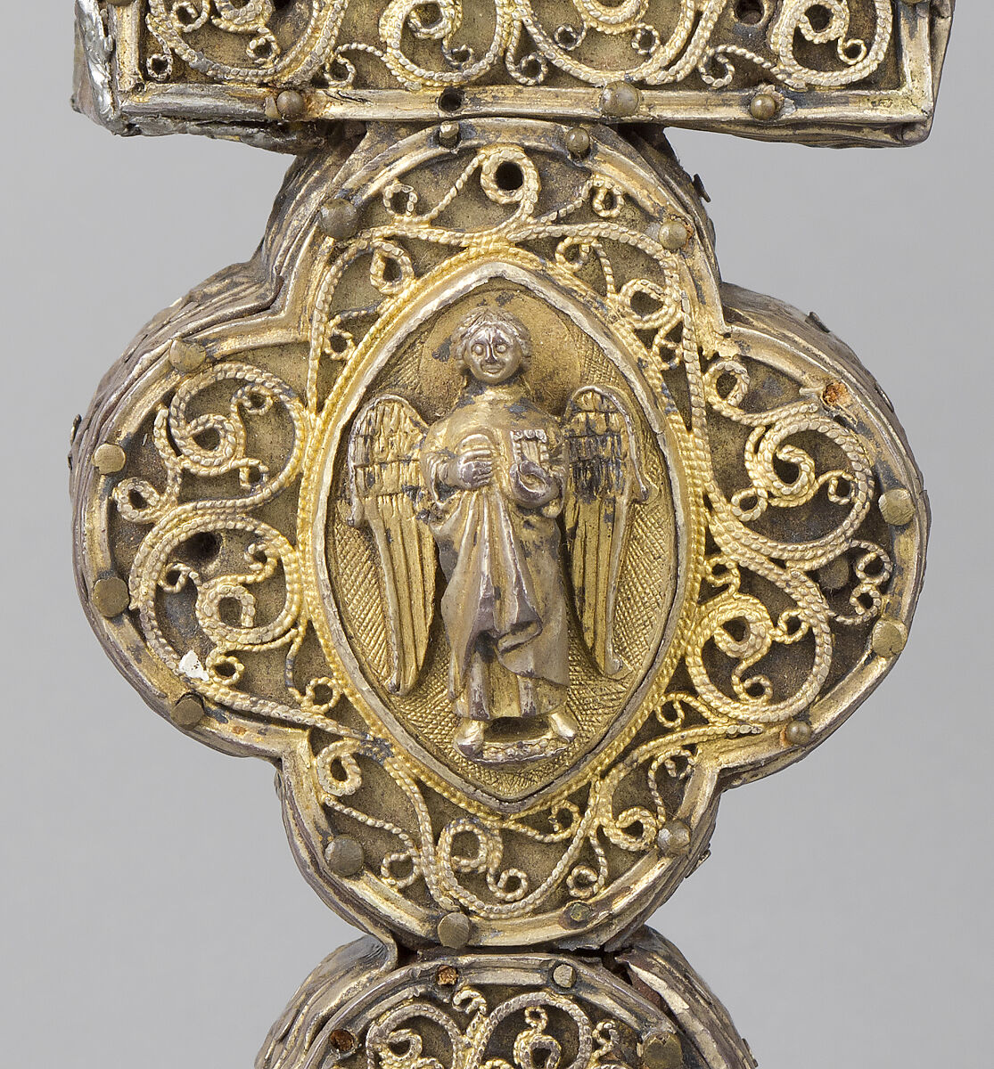 Processional Cross, Silver-gilt, North Italian