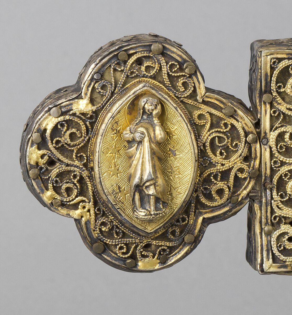 Processional Cross, Silver-gilt, North Italian