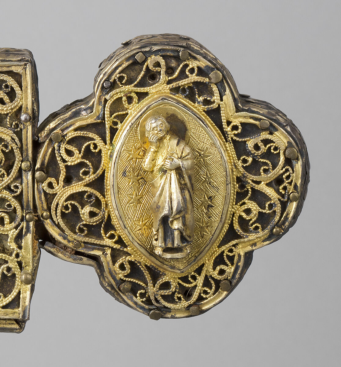 Processional Cross, Silver-gilt, North Italian