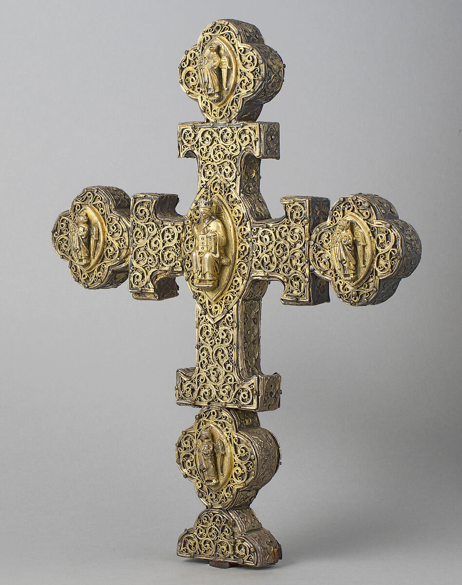 Processional Cross, Silver-gilt, North Italian
