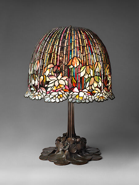 Designed by Louis C. Tiffany, Lamp, American