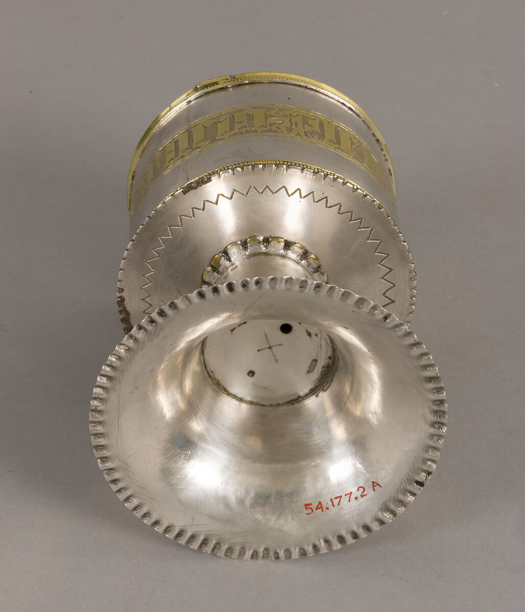 Pyx, Silver, partly gilt, Spanish