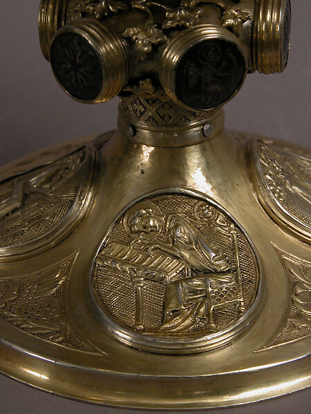 Chalice, Silver-gilt, silver, niello, European or German (?)