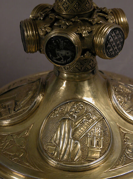 Chalice, Silver-gilt, silver, niello, European or German (?)