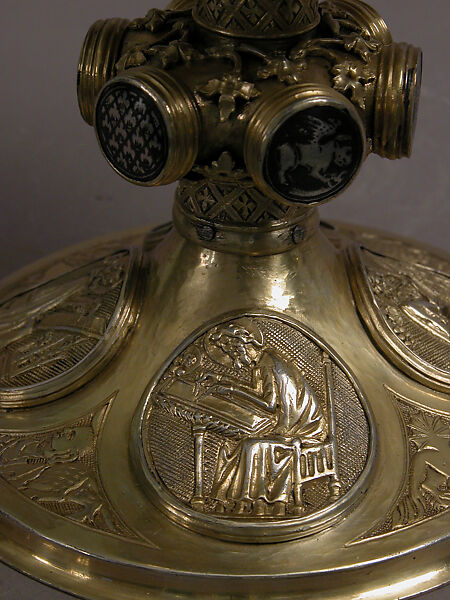 Chalice, Silver-gilt, silver, niello, European or German (?)