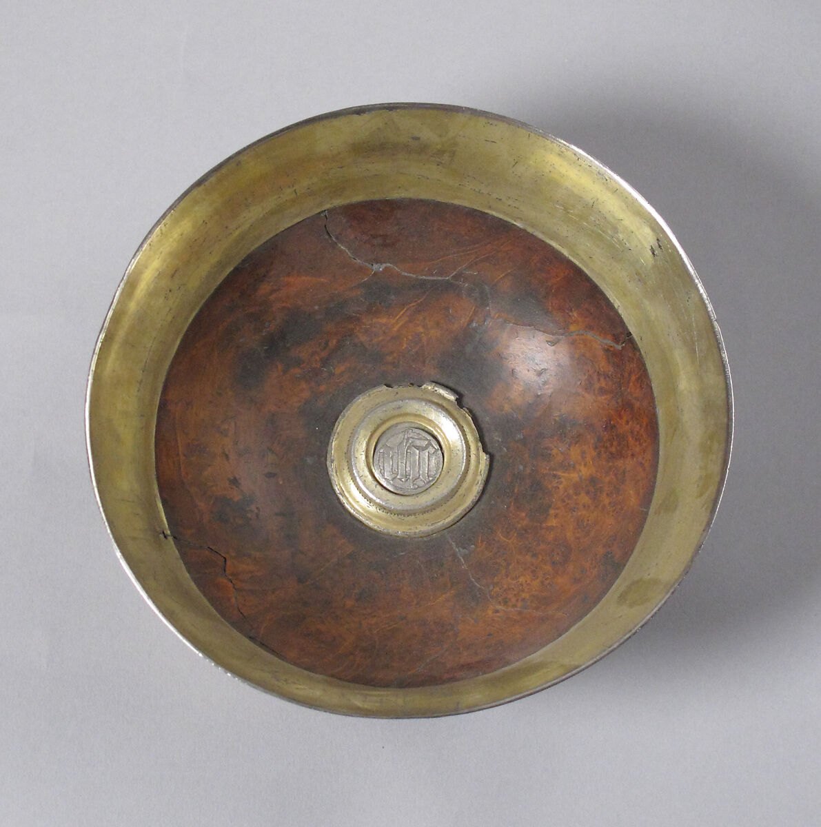 Drinking Bowl, Maple with silver-gilt mounts, British