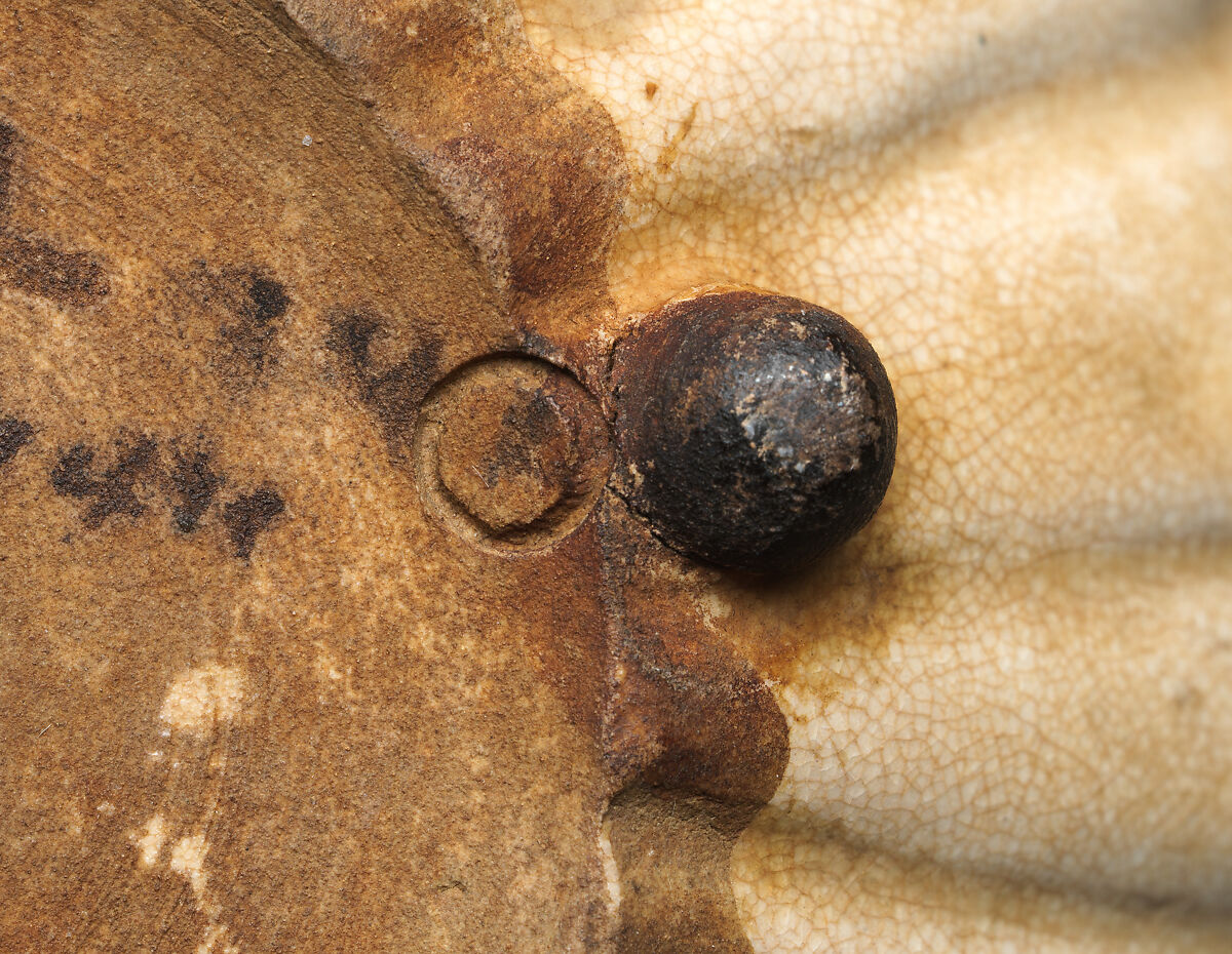 Teapot, Pottery covered with a crackled glaze;overglaze enameled and gilded designs (Satsuma ware), Japan