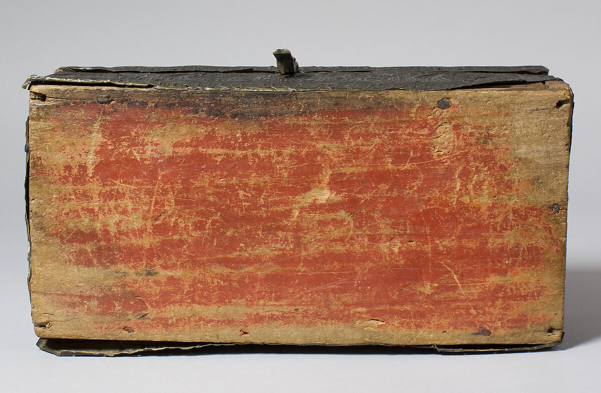 Casket, Copper alloy, limewood, Catalan