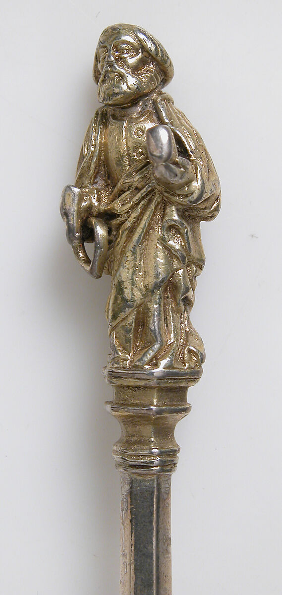 Apostle Spoon, Silver, partial gilt, British