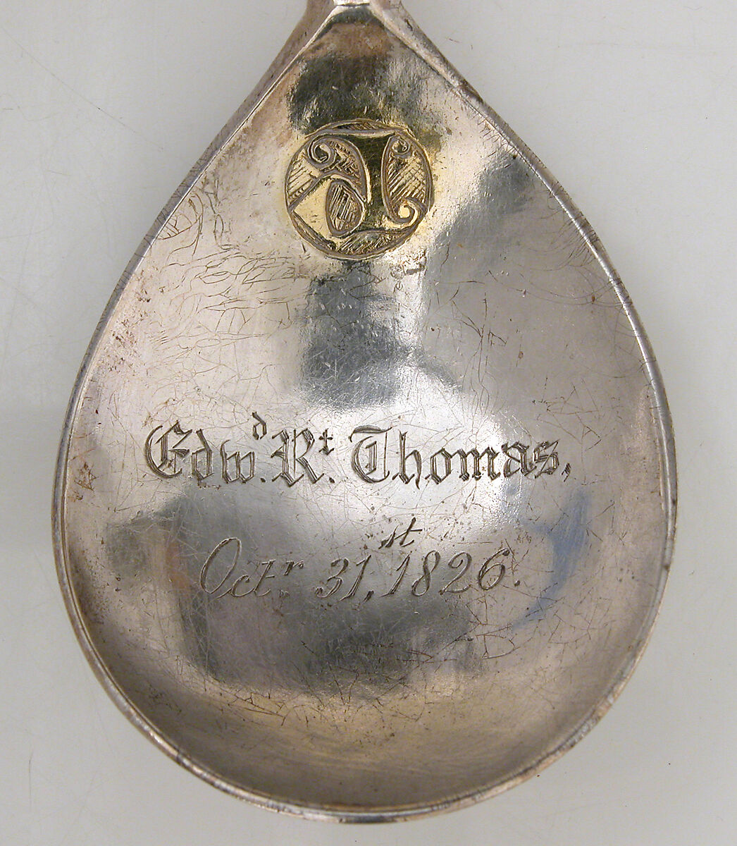Apostle Spoon, Silver, partial gilt, British