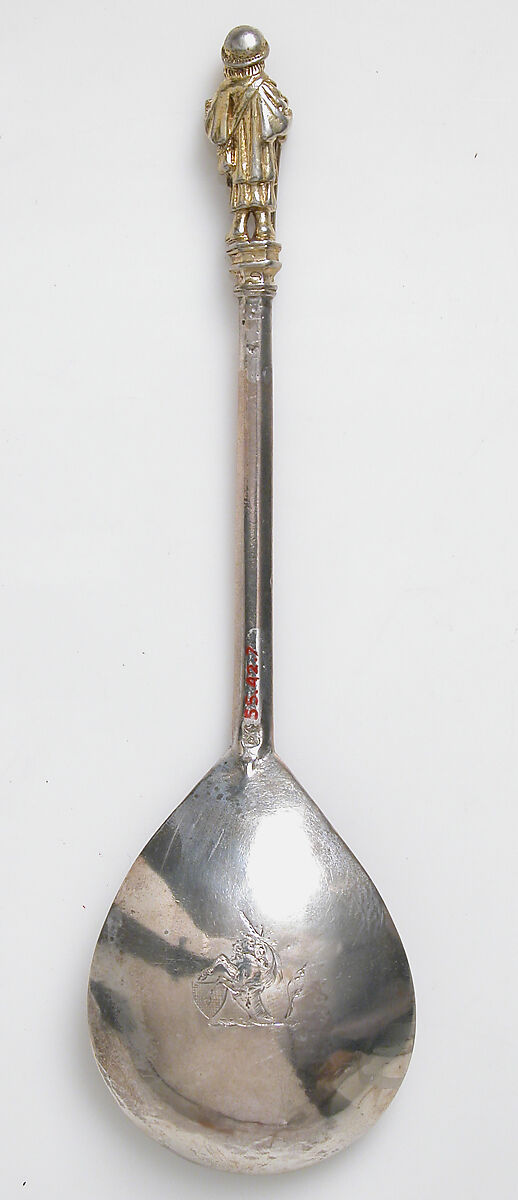 Apostle Spoon, Silver, partial gilt, British