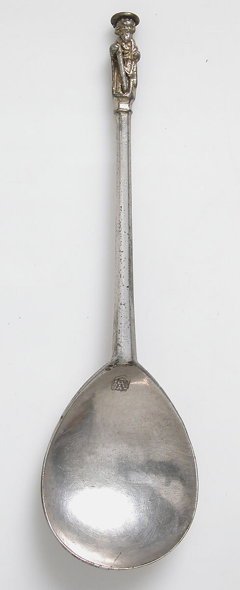 Apostle Spoon, Silver, partial gilt, British