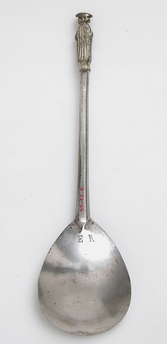 Apostle Spoon, Silver, partial gilt, British