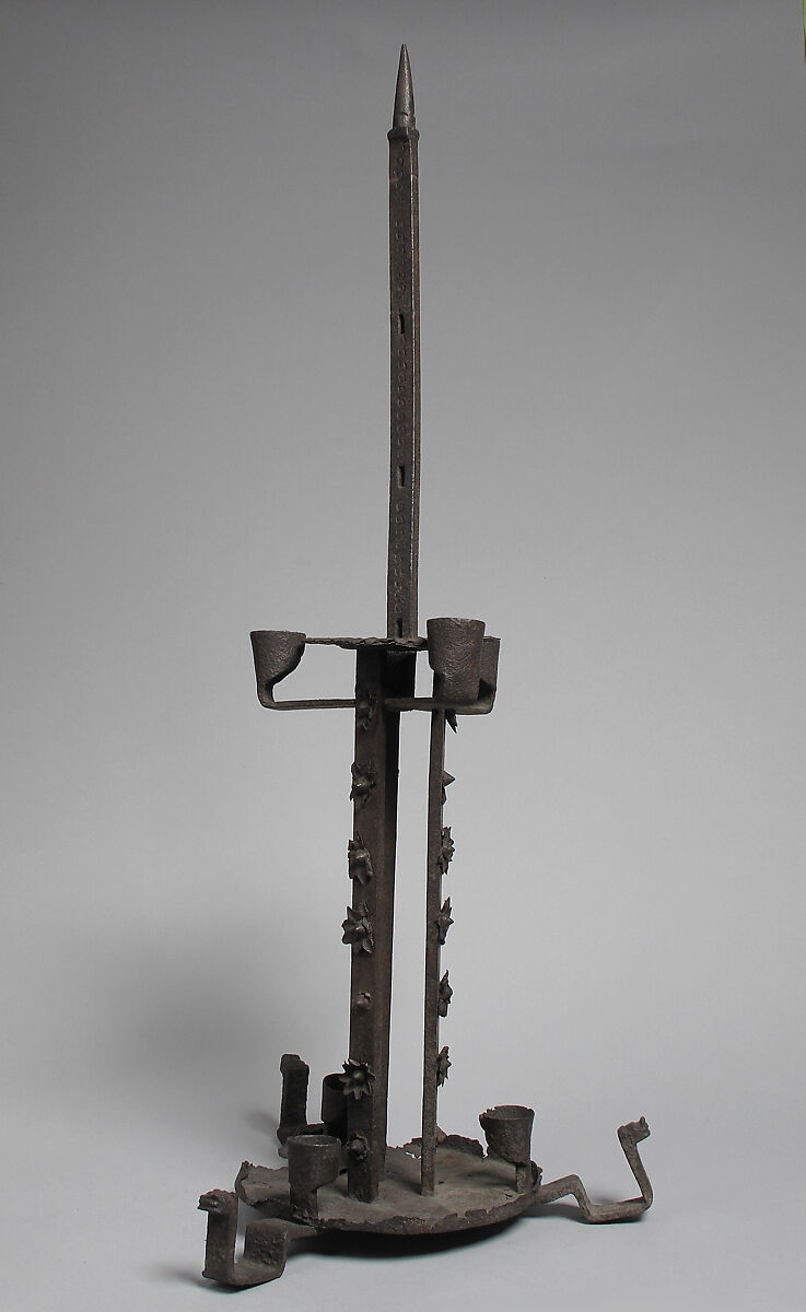 Candlestick, Iron, European