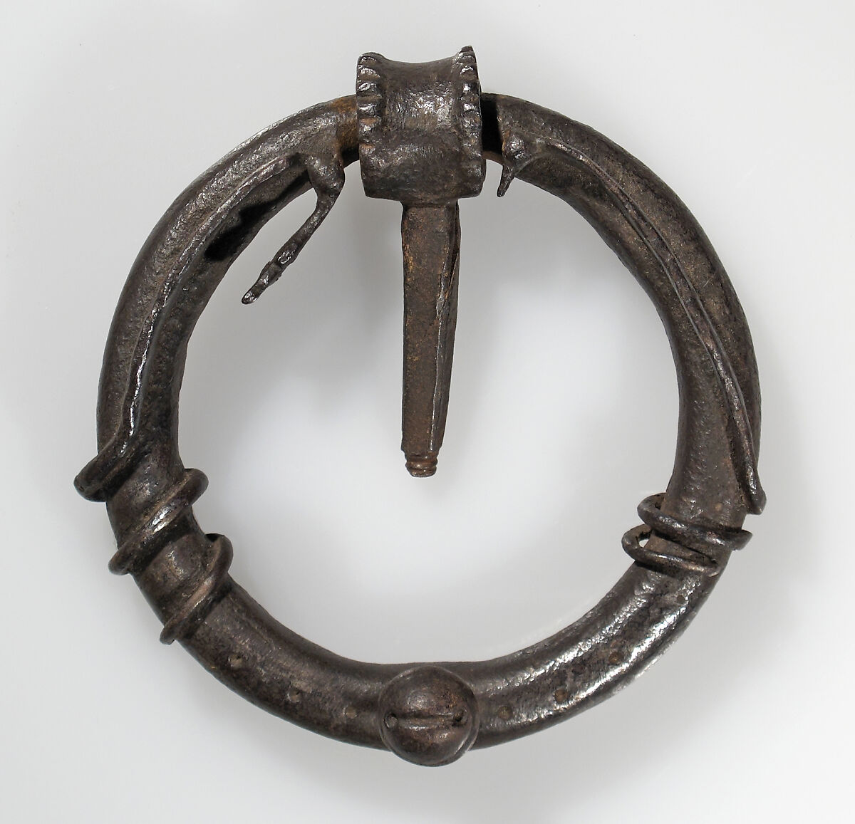 Door Handle, Iron, European 