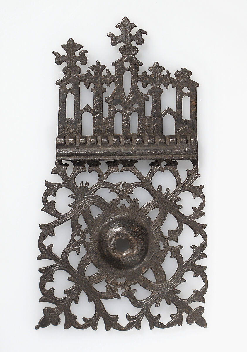 Door Plate, Iron, European 