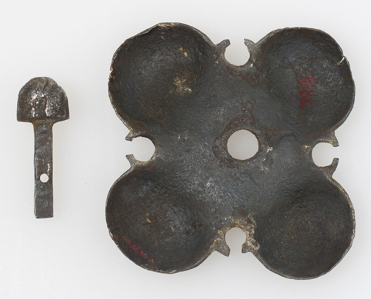 Plate and Nail, Iron, European