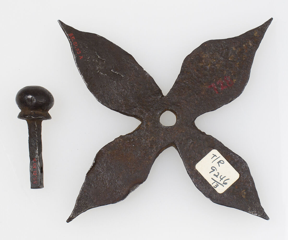 Plate and Nail, Iron, European