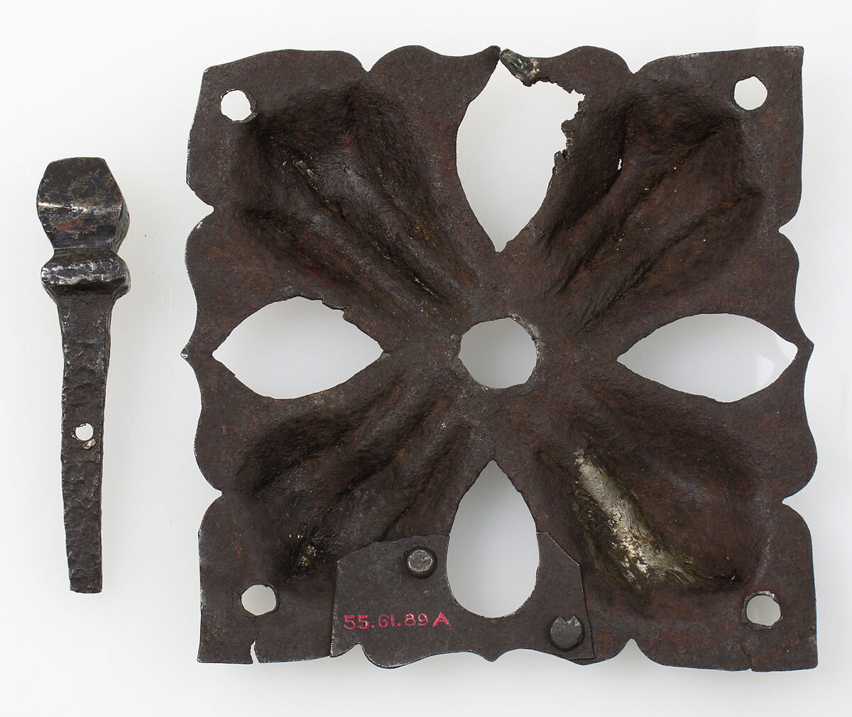 Plate and Nail, Iron, European