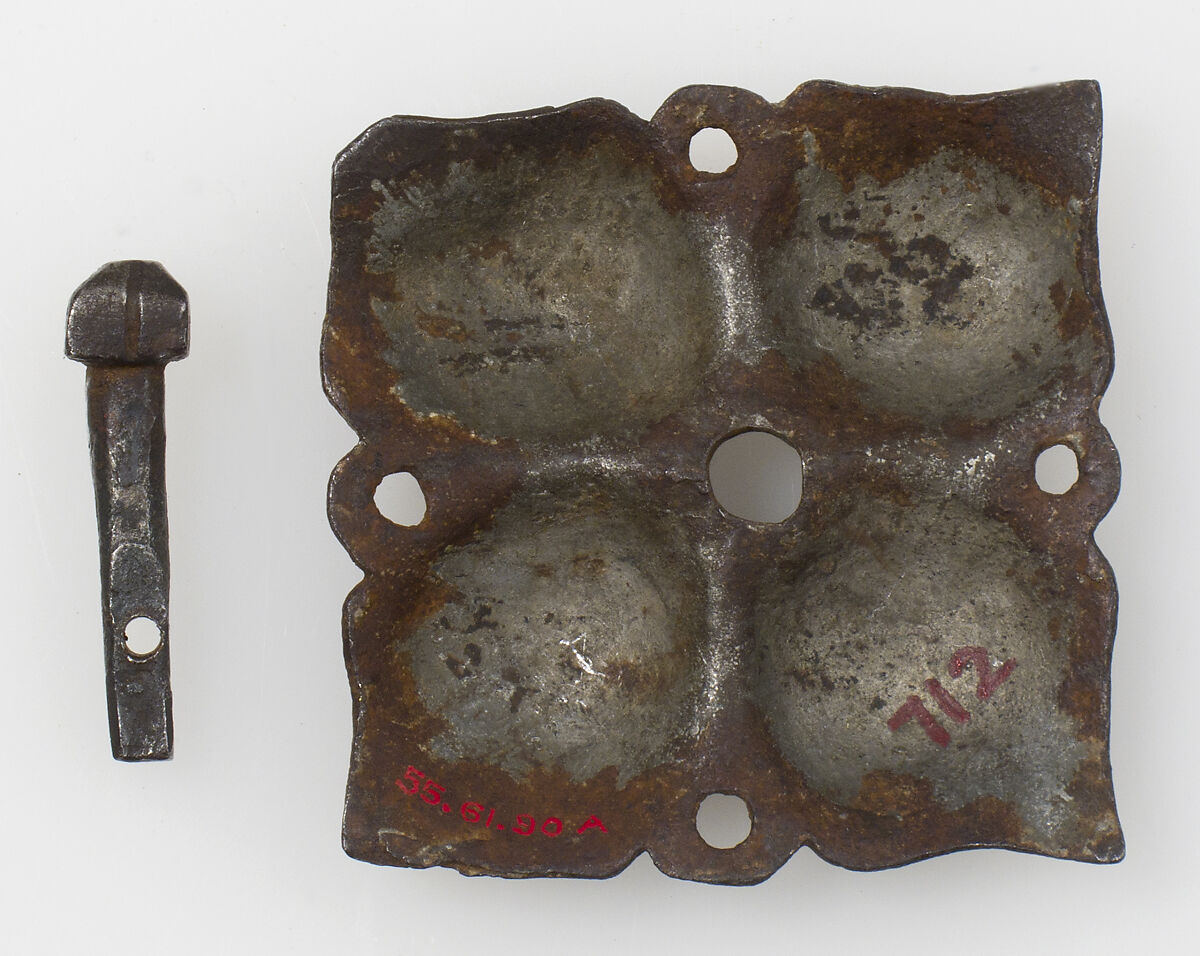 Plate and Nail, Iron, European
