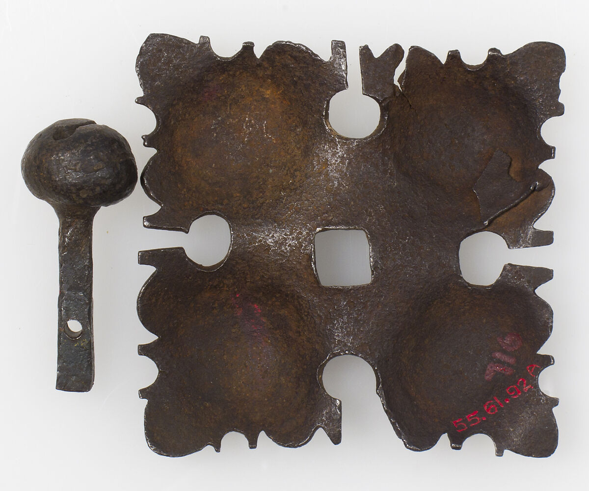 Plate and Nail, Iron, European