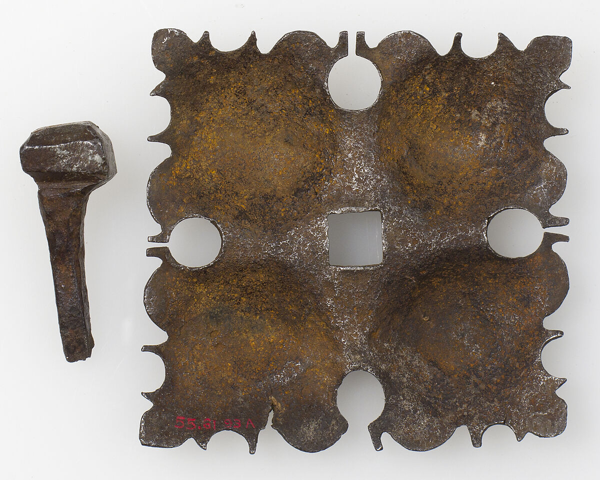 Plate and Nail, Iron, European