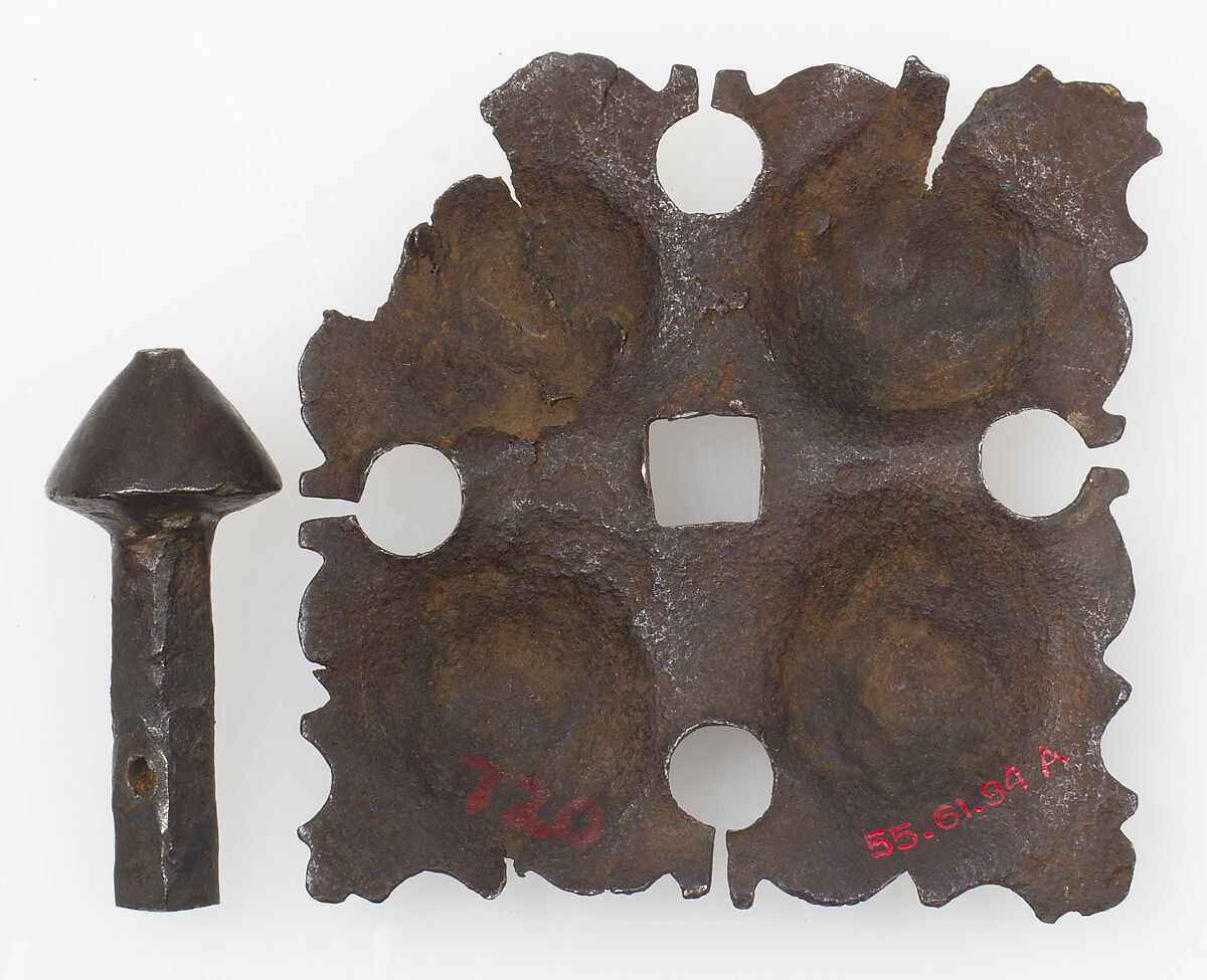 Plate and Nail, Iron, European