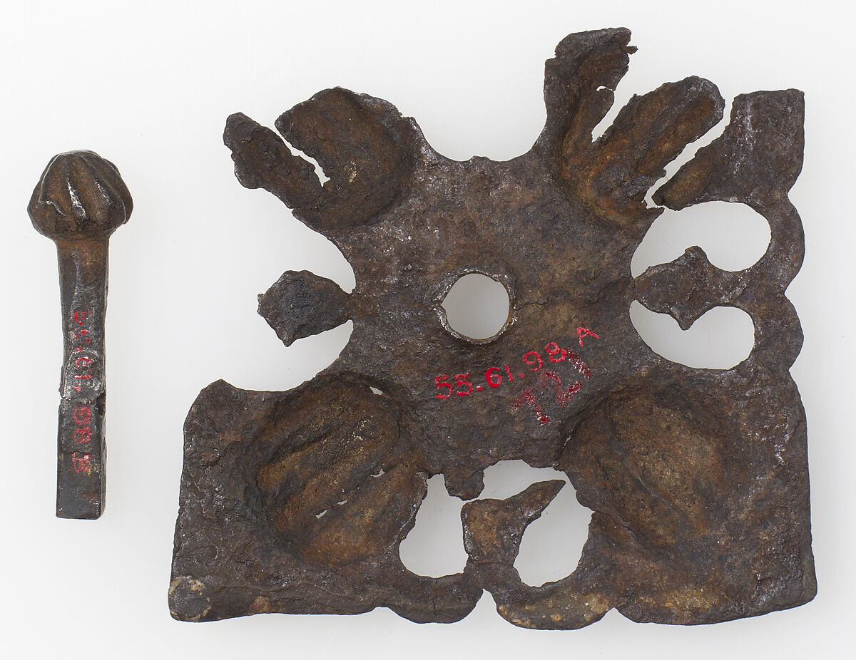 Plate and Nail, Iron, European