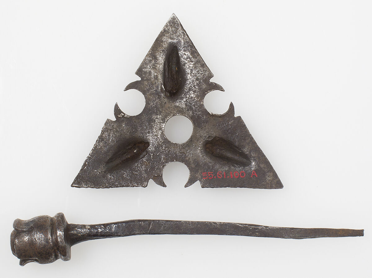 Plate and Nail, Iron, European