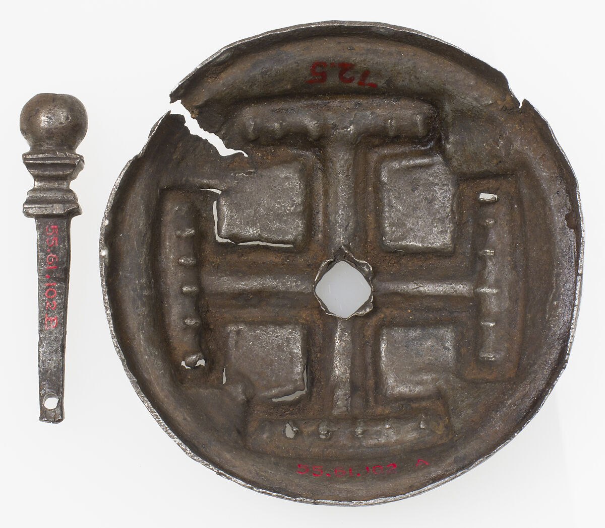 Plate and Nail, Iron, European