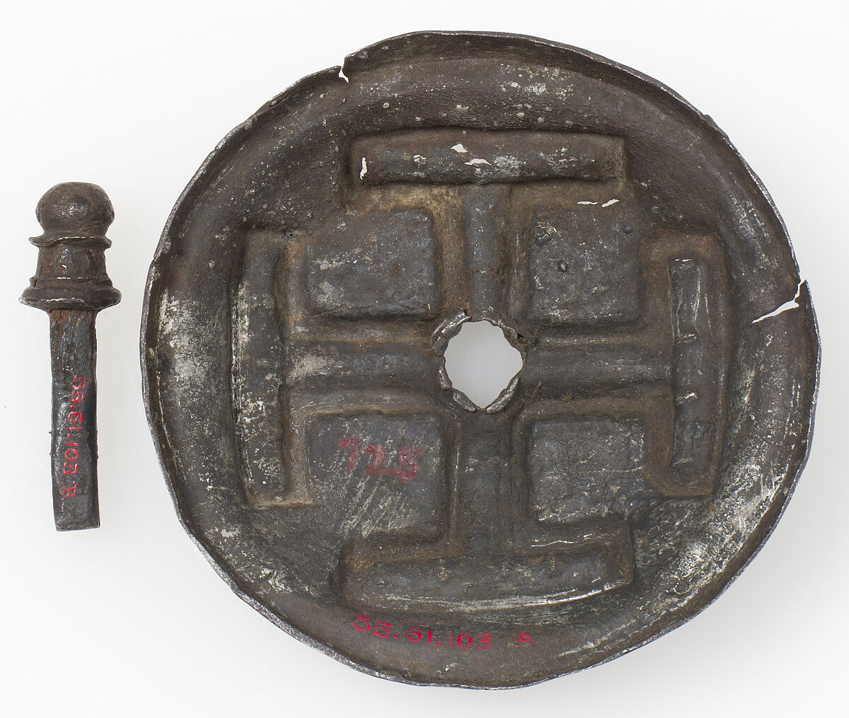Plate and Nail, Iron, European