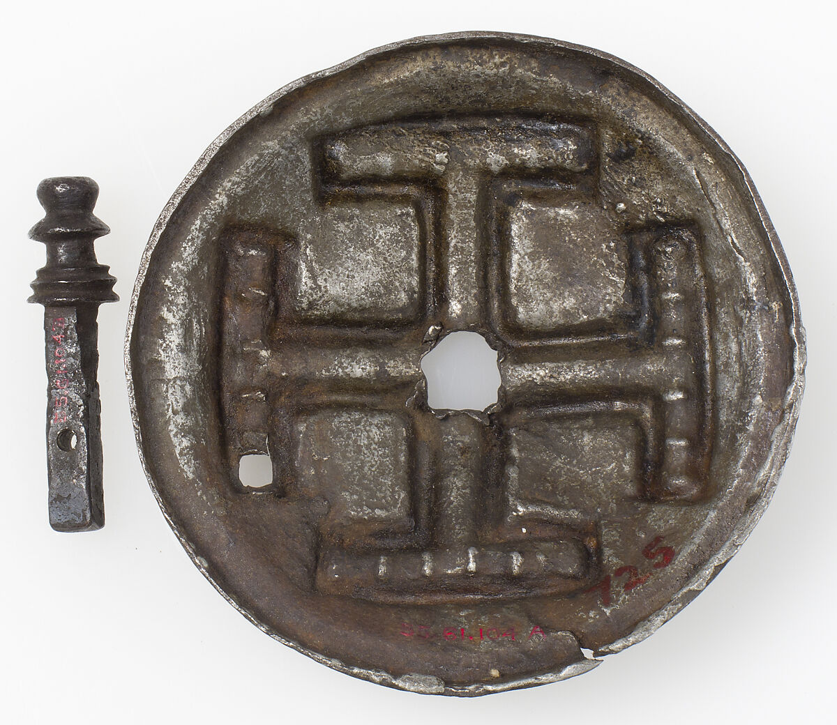 Plate and Nail, Iron, European