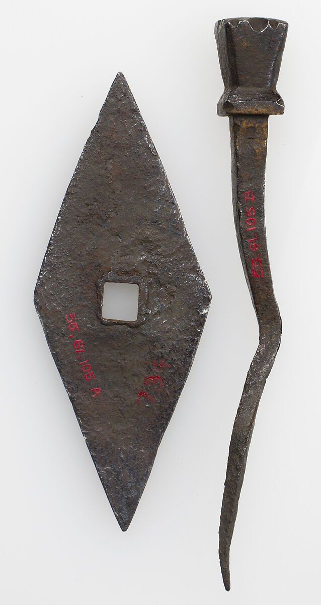 Plate and Nail, Iron, European 