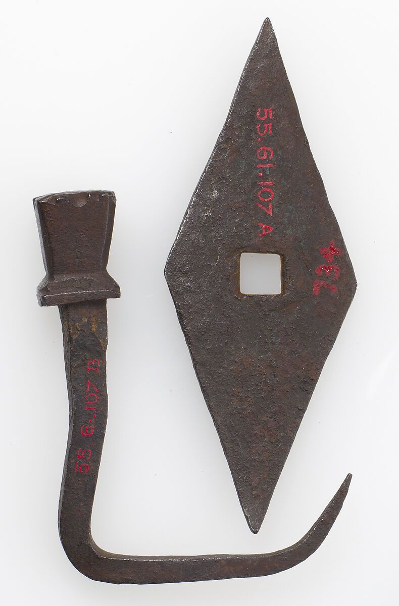 Plate and Nail, Iron, European