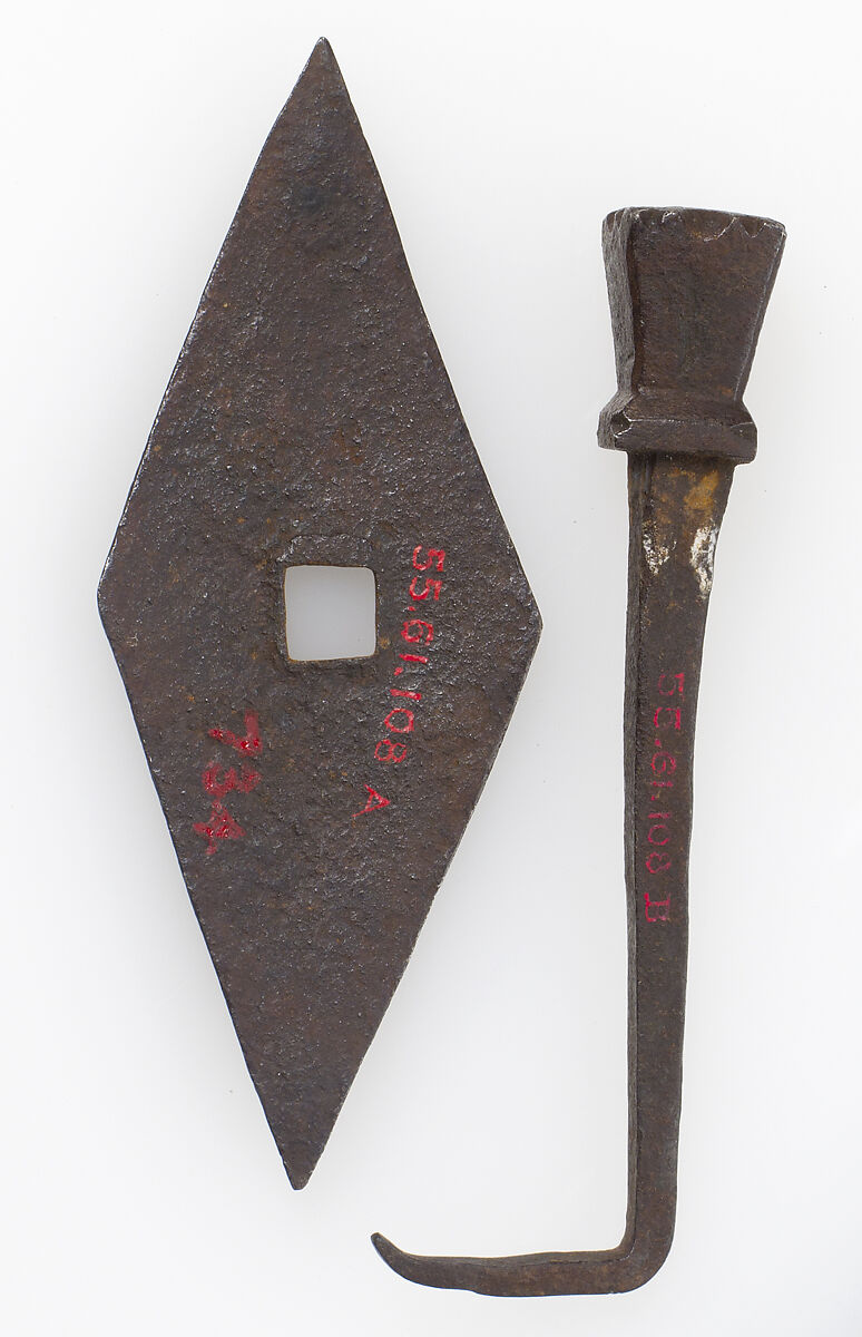 Plate and Nail, Iron, European