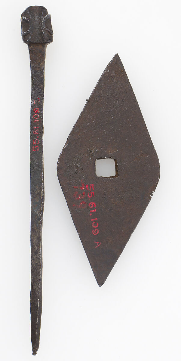 Plate and Nail, Iron, European