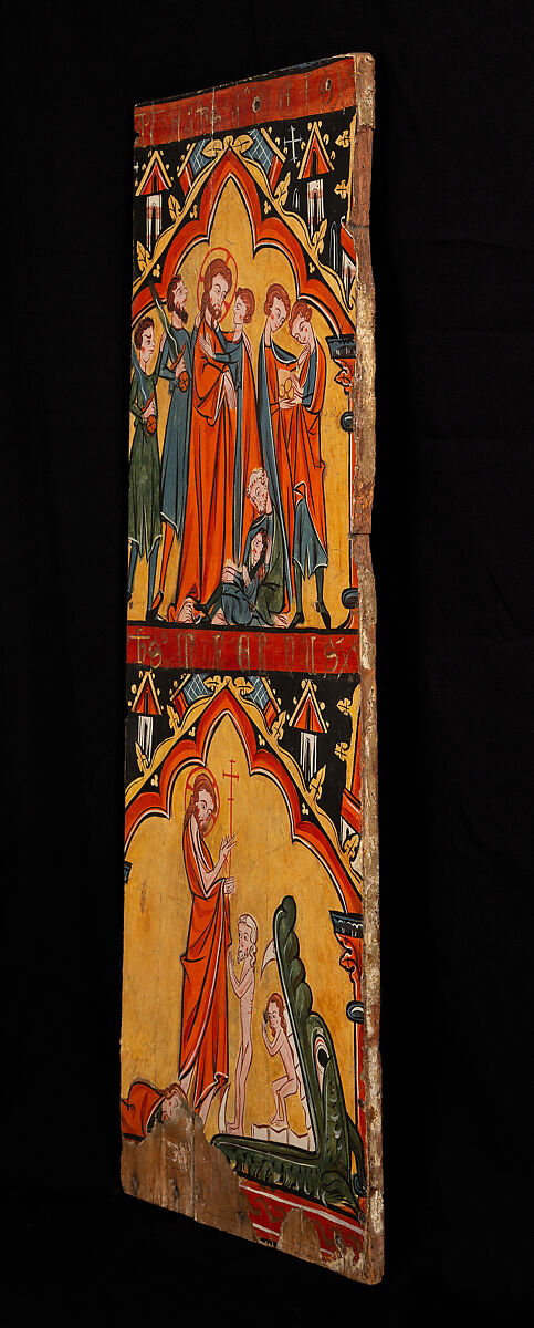 Scenes from the Life of Christ: Arrest of Christ, Christ in Limbo; Descent from the Cross, Preparation of Christ’s Body for His Entombment, Tempera on wood, Spanish