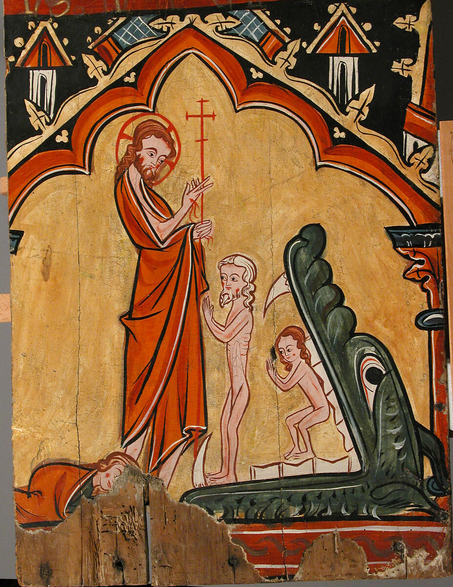 Scenes from the Life of Christ: Arrest of Christ, Christ in Limbo; Descent from the Cross, Preparation of Christ’s Body for His Entombment, Tempera on wood, Spanish